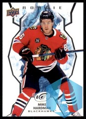 2021-22 UD Ice Rookies #129 Mike Hardman - Chicago Blackhawks
